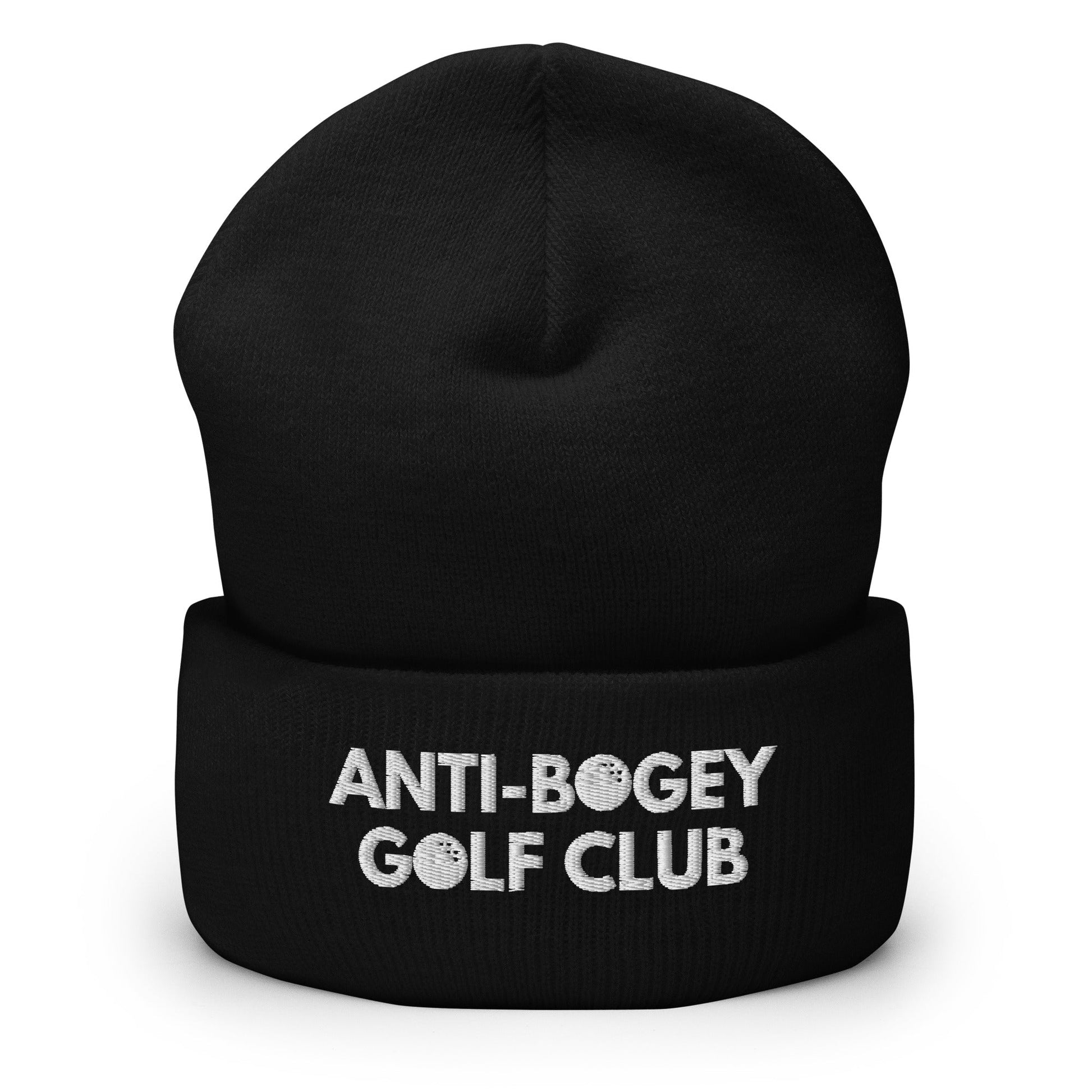 Funny Golfer Gifts  Beanie Black Anti-Bogey Golf Club Hat Beanie