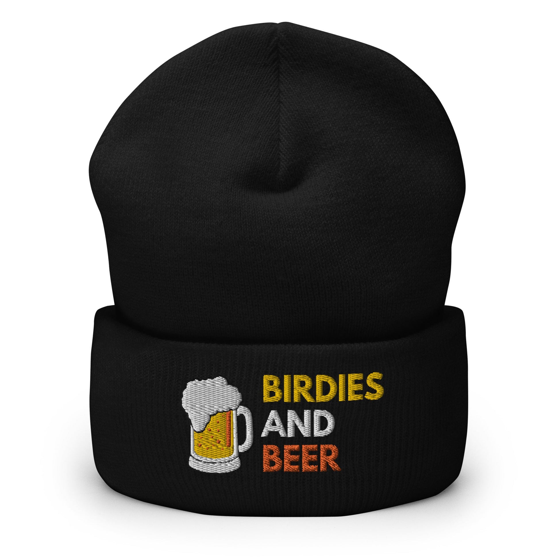 Funny Golfer Gifts  Beanie Black Birdies and Beer Beanie