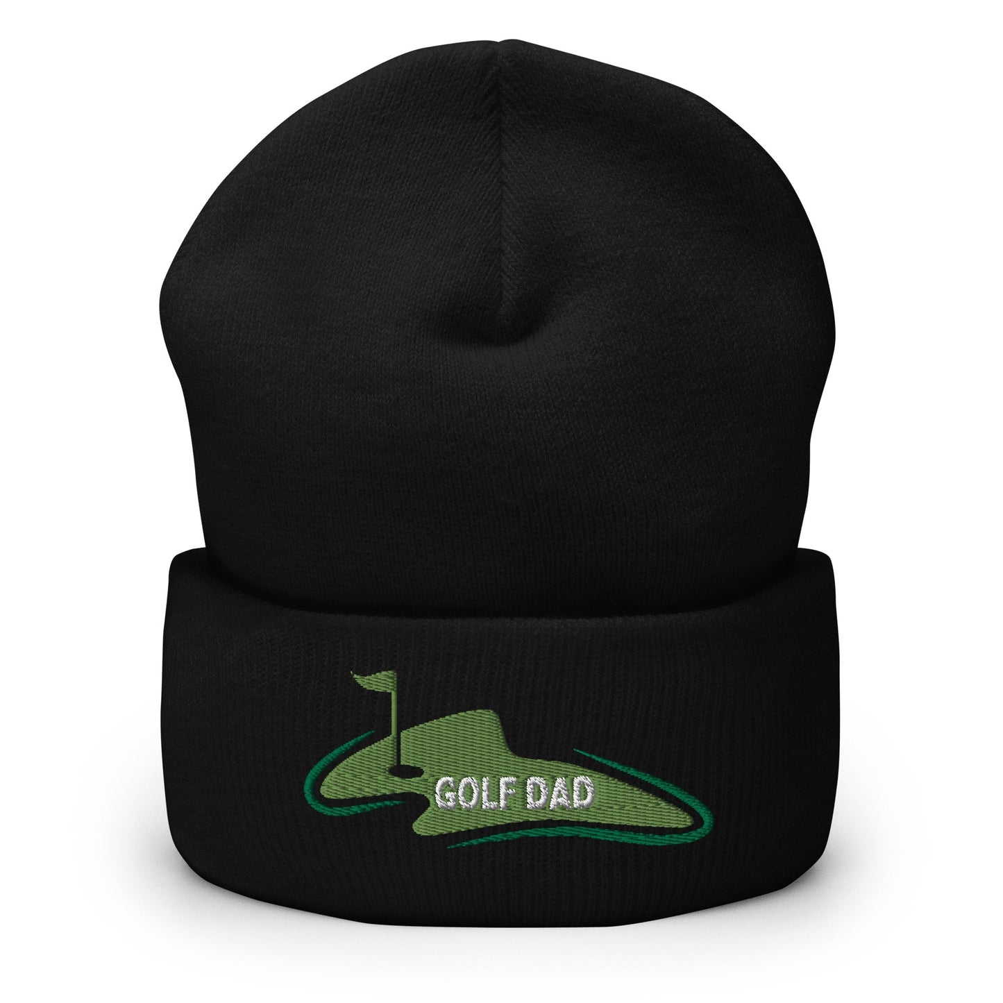 Funny Golfer Gifts  Beanie Black Golf Dad Beanie