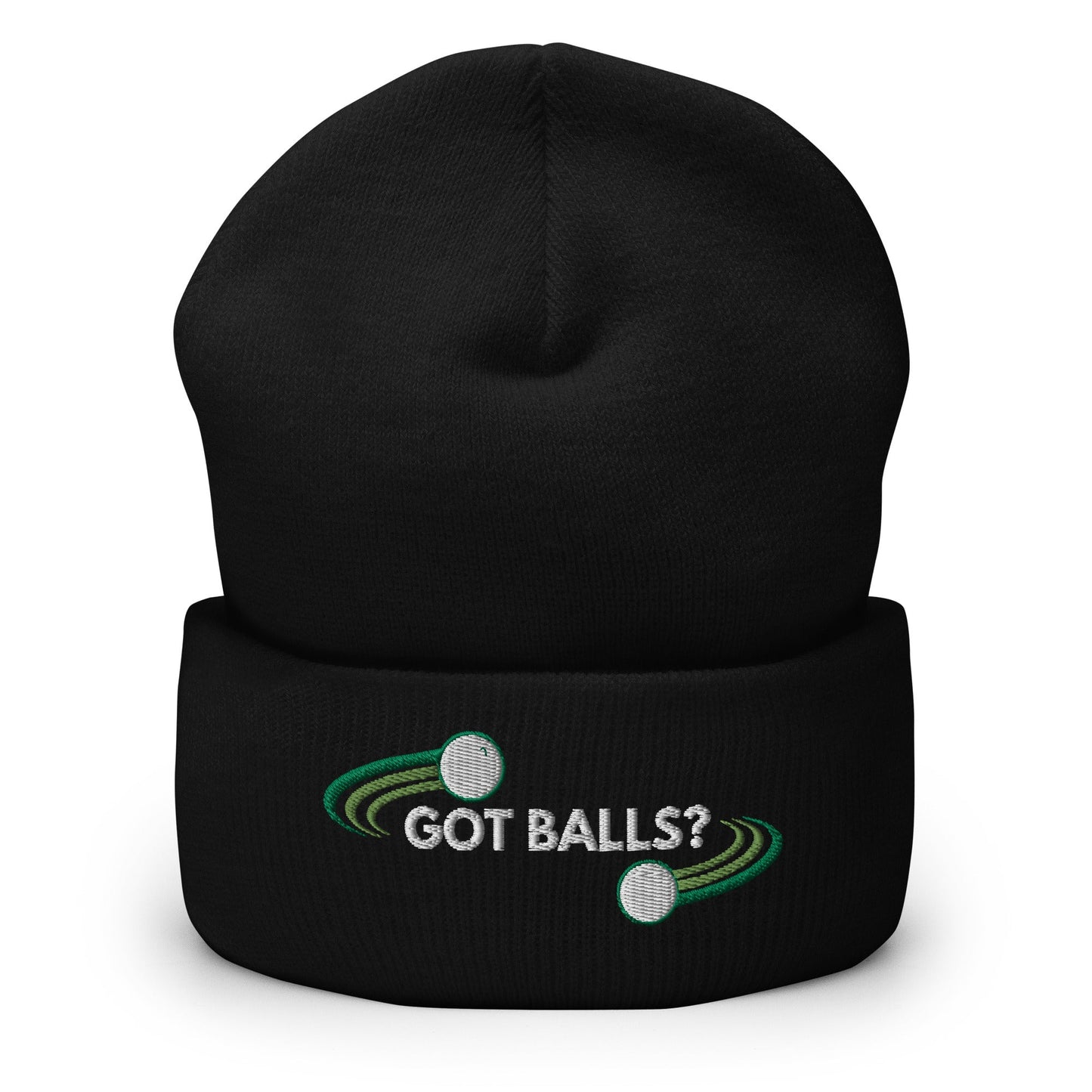 Funny Golfer Gifts  Beanie Black Got Balls Beanie