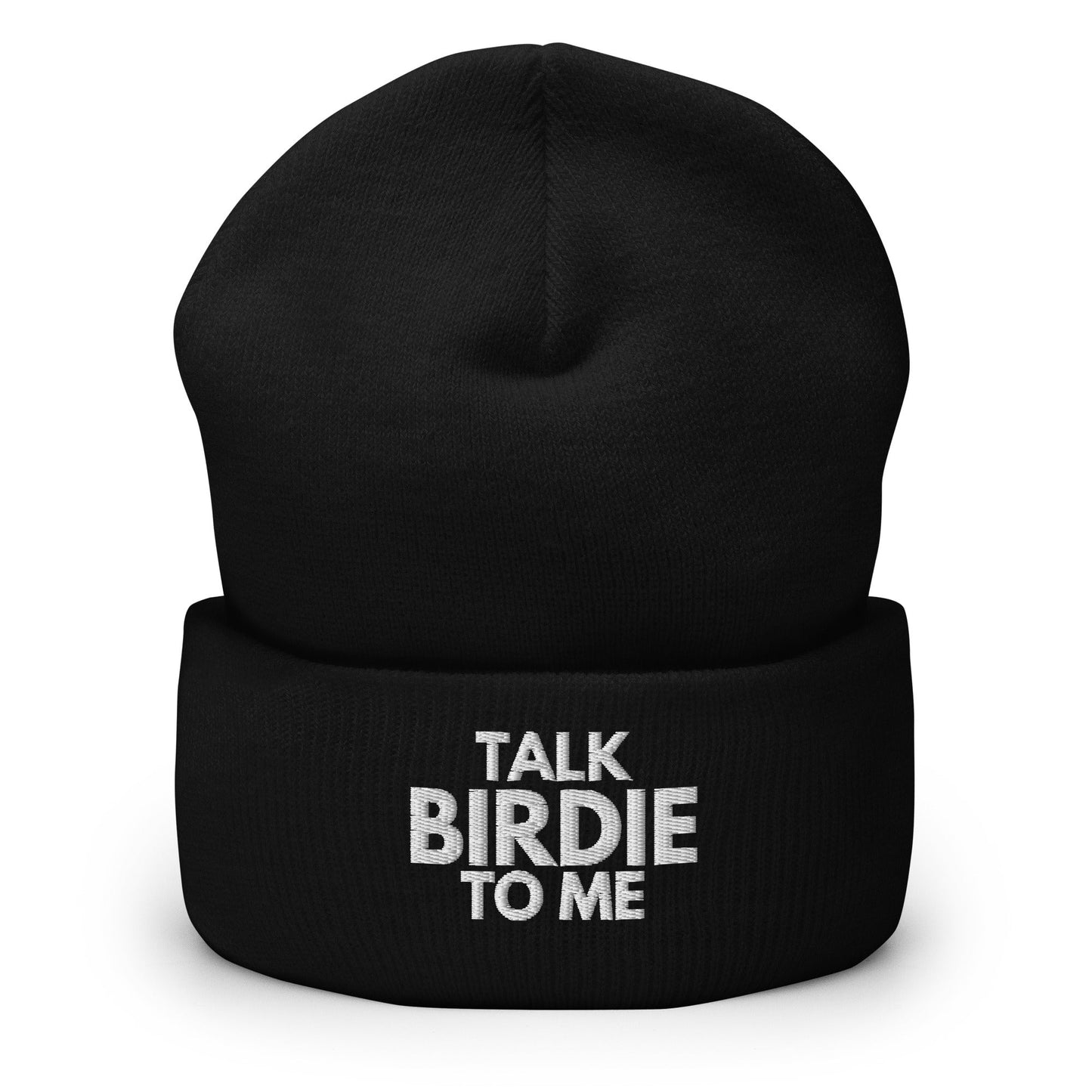 Funny Golfer Gifts  Beanie Black Talk Birdie To Me Hat Beanie