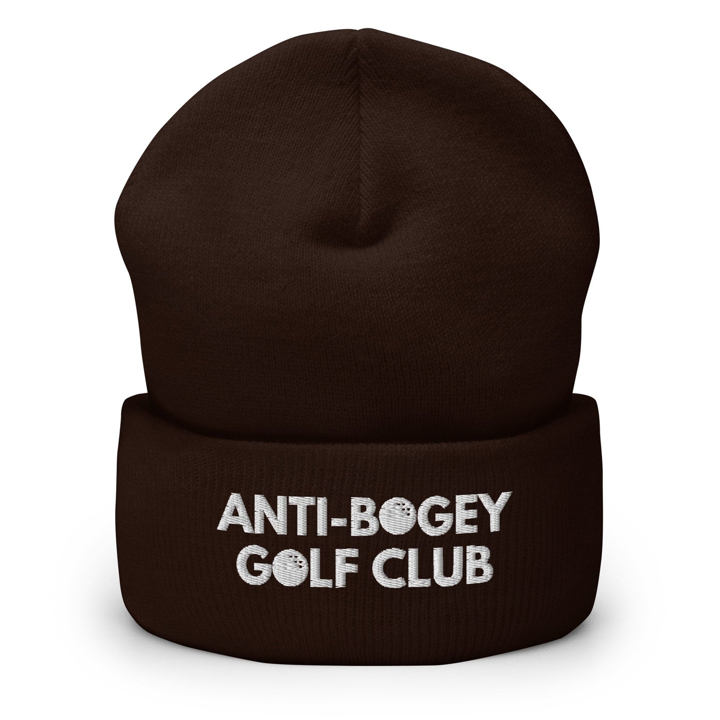 Funny Golfer Gifts  Beanie Brown Anti-Bogey Golf Club Hat Beanie