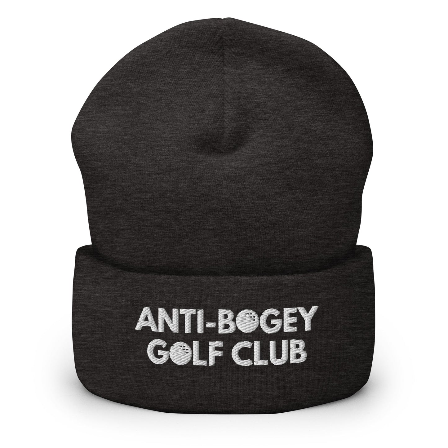 Funny Golfer Gifts  Beanie Dark Grey Anti-Bogey Golf Club Hat Beanie