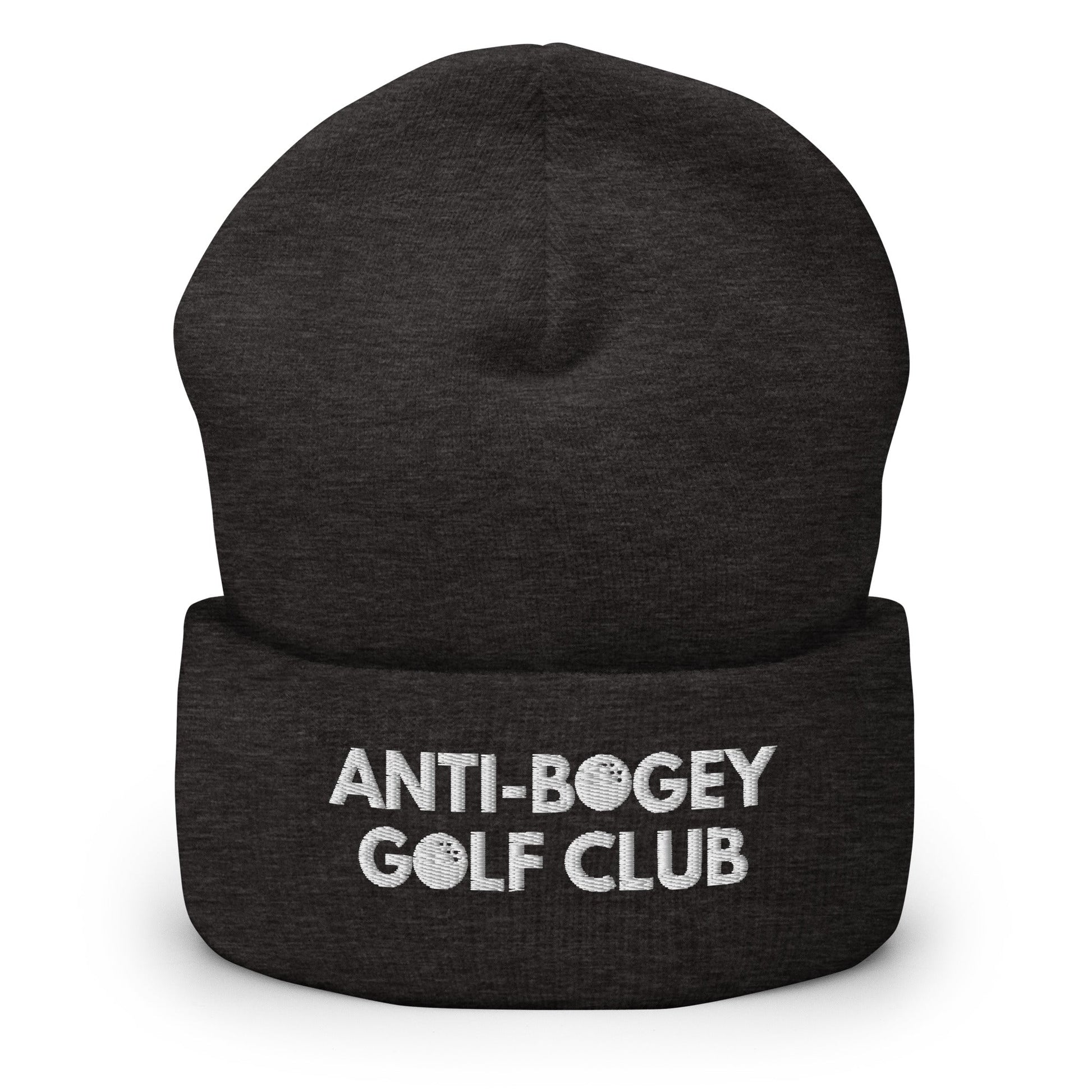 Funny Golfer Gifts  Beanie Dark Grey Anti-Bogey Golf Club Hat Beanie