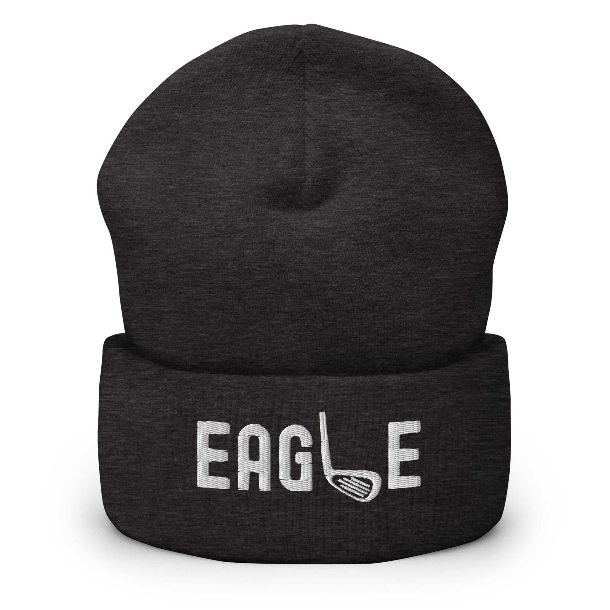 Funny Golfer Gifts  Beanie Dark Grey Eagle Hat Beanie