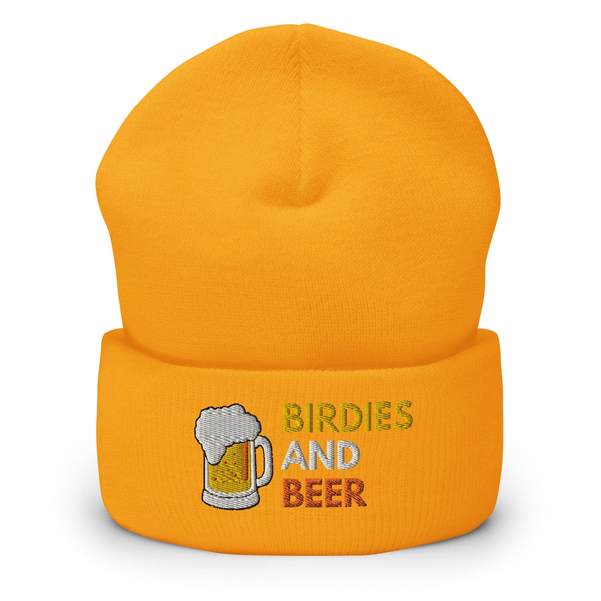 Funny Golfer Gifts  Beanie Gold Birdies and Beer Beanie