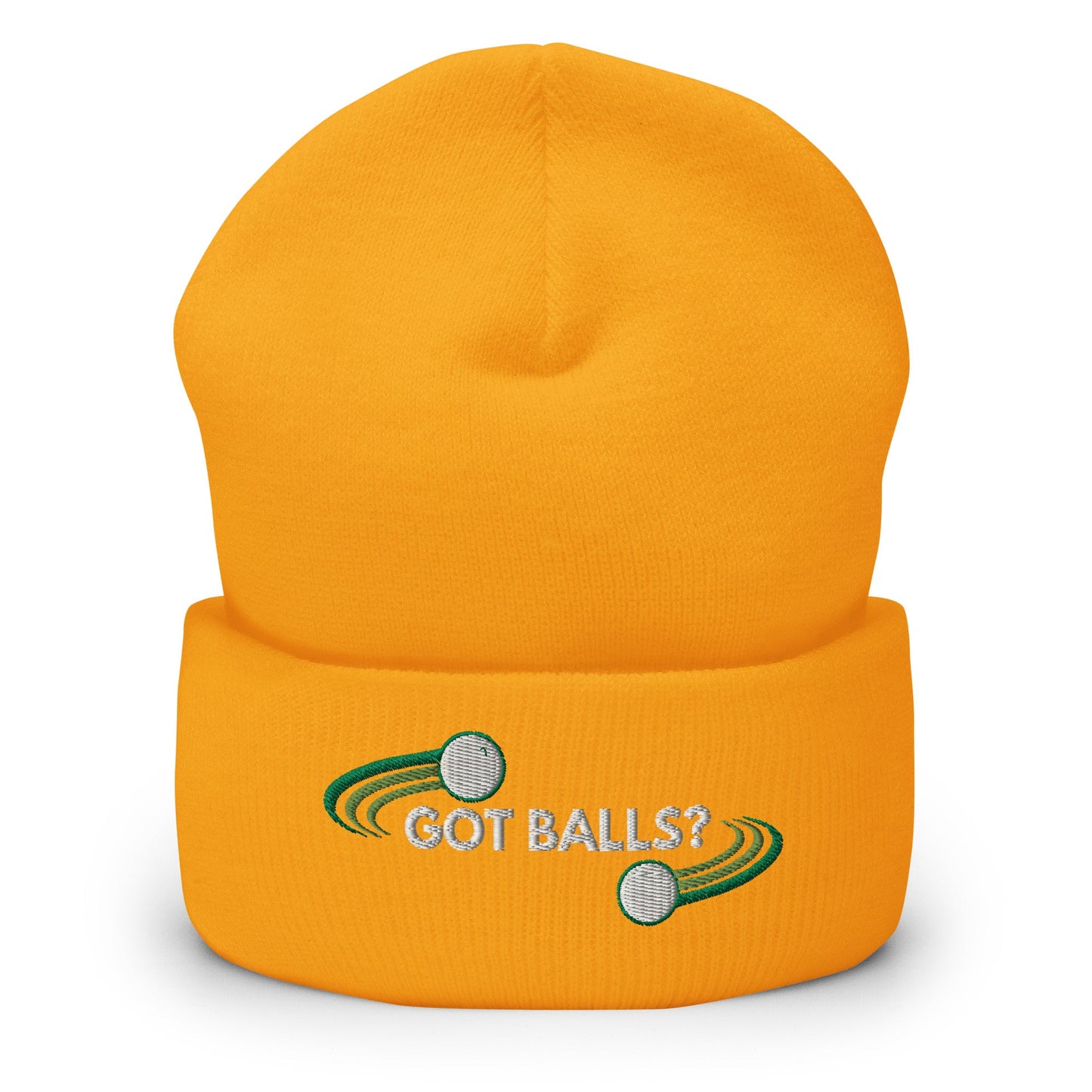 Funny Golfer Gifts  Beanie Gold Got Balls Beanie