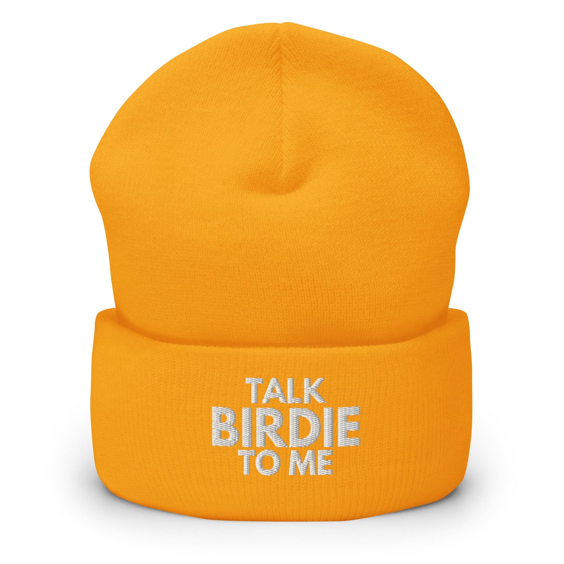 Funny Golfer Gifts  Beanie Gold Talk Birdie To Me Hat Beanie