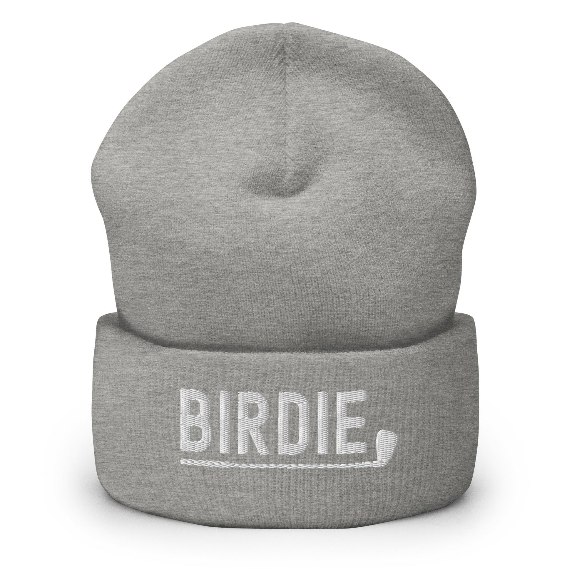 Funny Golfer Gifts  Beanie Heather Grey Birdie Hat Beanie