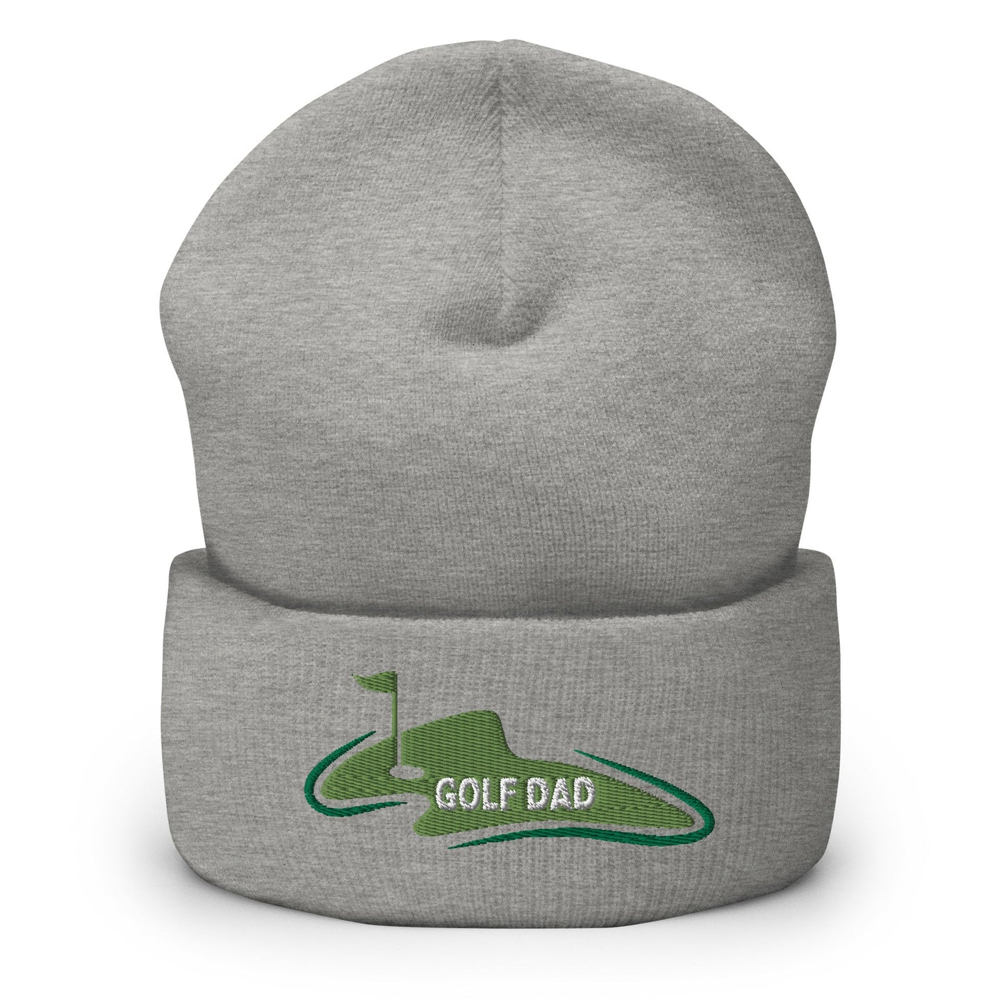 Funny Golfer Gifts  Beanie Heather Grey Golf Dad Beanie