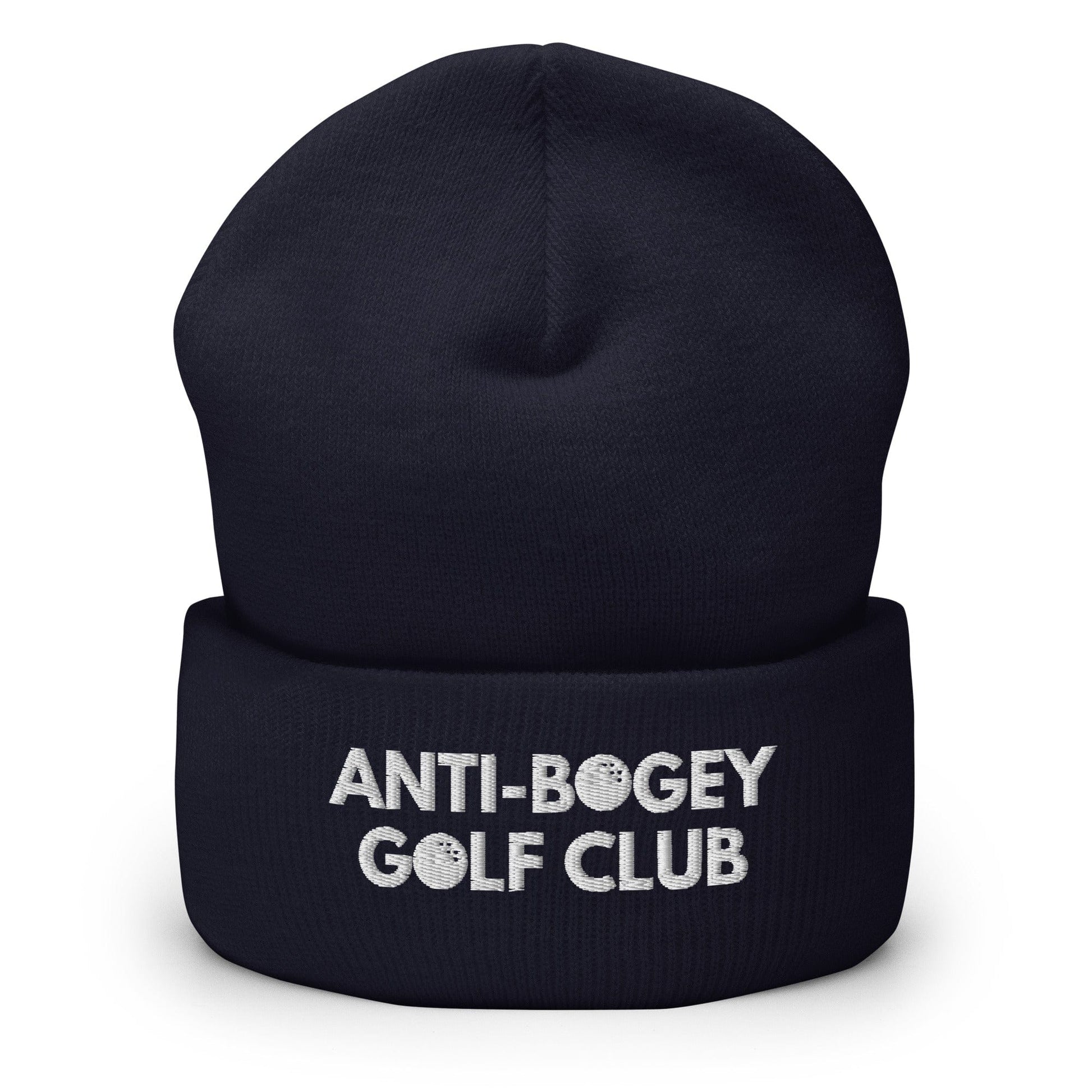 Funny Golfer Gifts  Beanie Navy Anti-Bogey Golf Club Hat Beanie