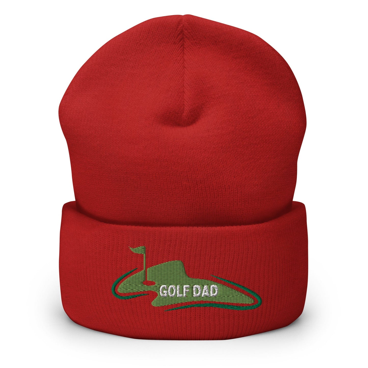 Funny Golfer Gifts  Beanie Red Golf Dad Beanie
