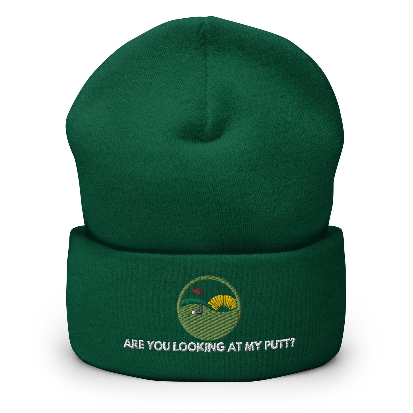 Funny Golfer Gifts  Beanie Spruce Are you looking at my putt Beanie