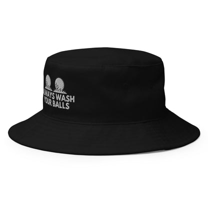 Funny Golfer Gifts  Bucket Hat Always Wash Your Balls Hat Bucket Hat