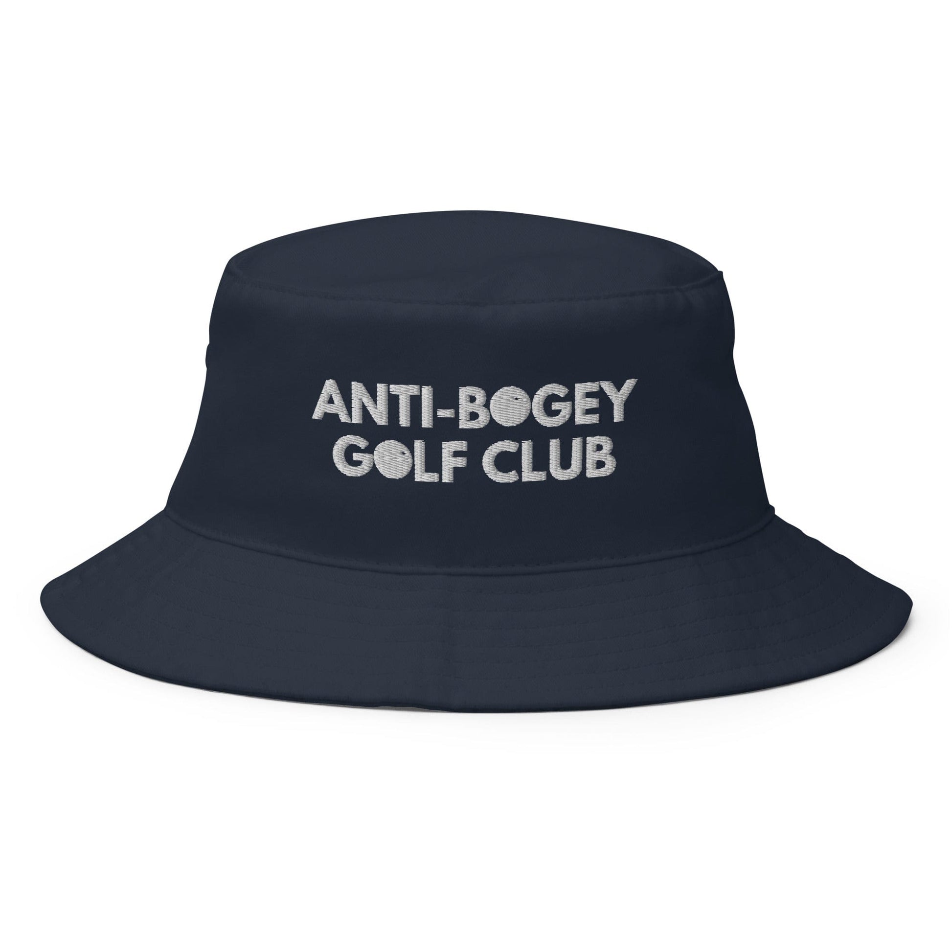 Funny Golfer Gifts  Bucket Hat Navy Anti-Bogey Golf Club Hat Bucket Hat