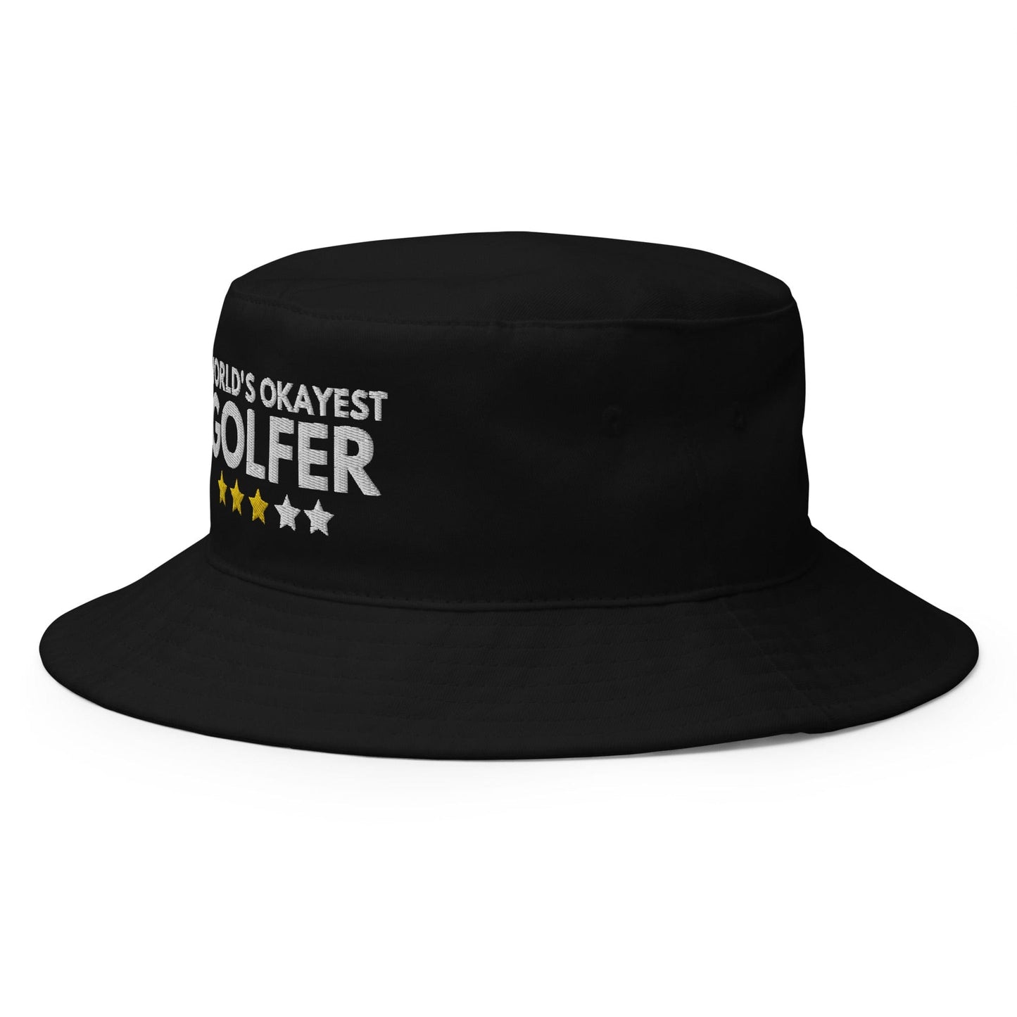 Funny Golfer Gifts  Bucket Hat Worlds Okayest Golfer Hat Bucket Hat