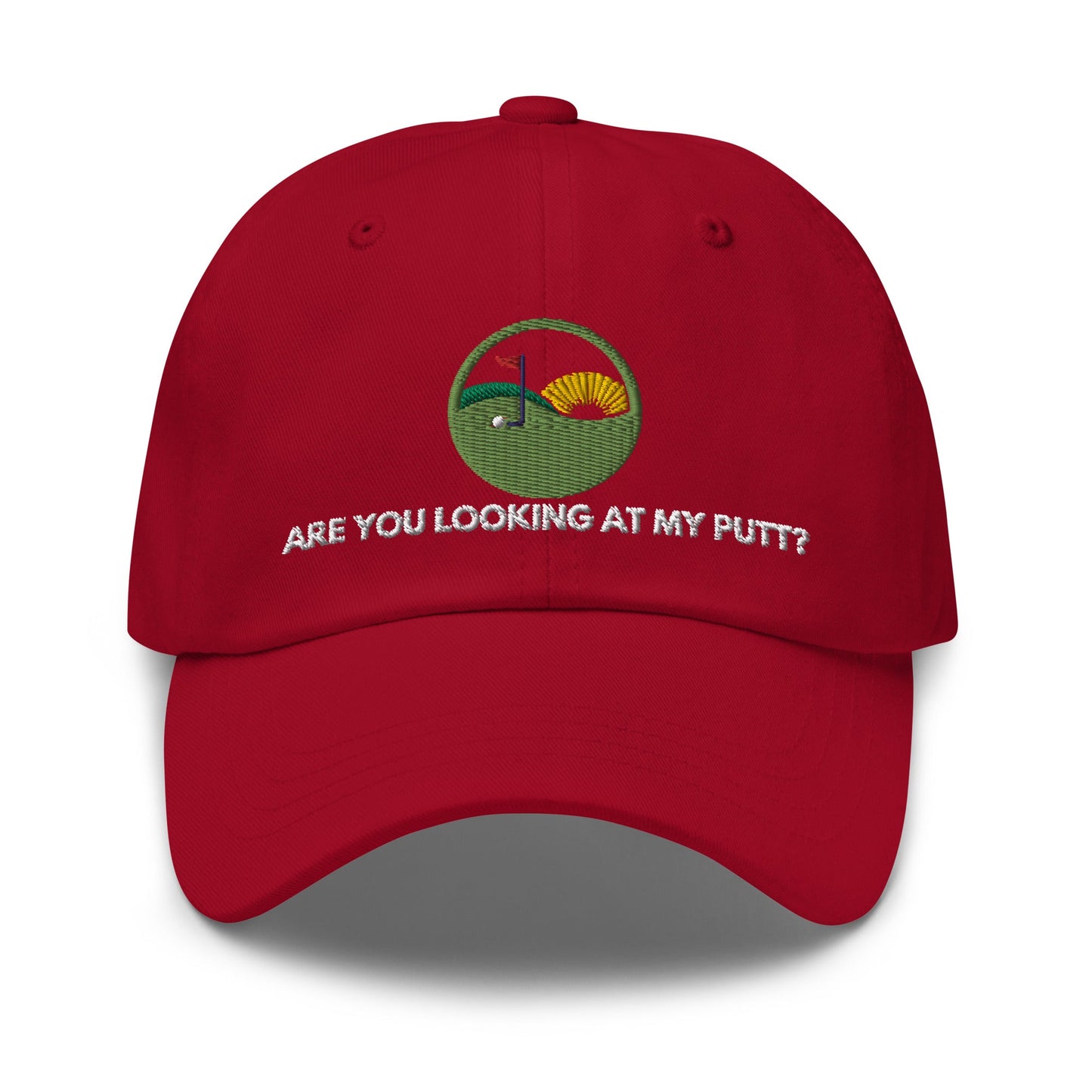 Funny Golfer Gifts  Dad Cap Are you looking at my putt Dad Cap