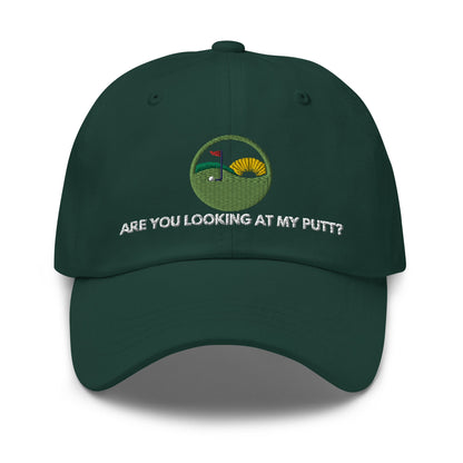 Funny Golfer Gifts  Dad Cap Are you looking at my putt Dad Cap