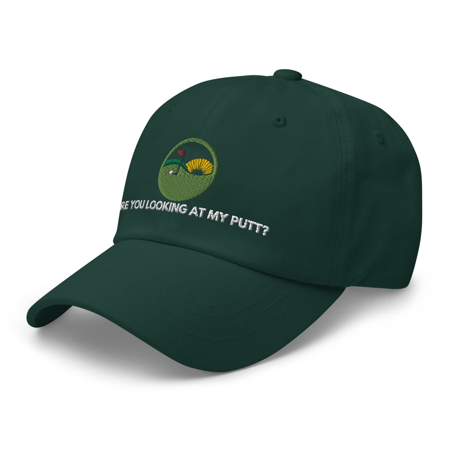 Funny Golfer Gifts  Dad Cap Are you looking at my putt Dad Cap