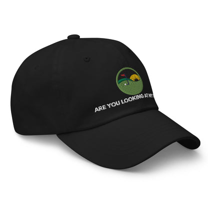 Funny Golfer Gifts  Dad Cap Are you looking at my putt Dad Cap