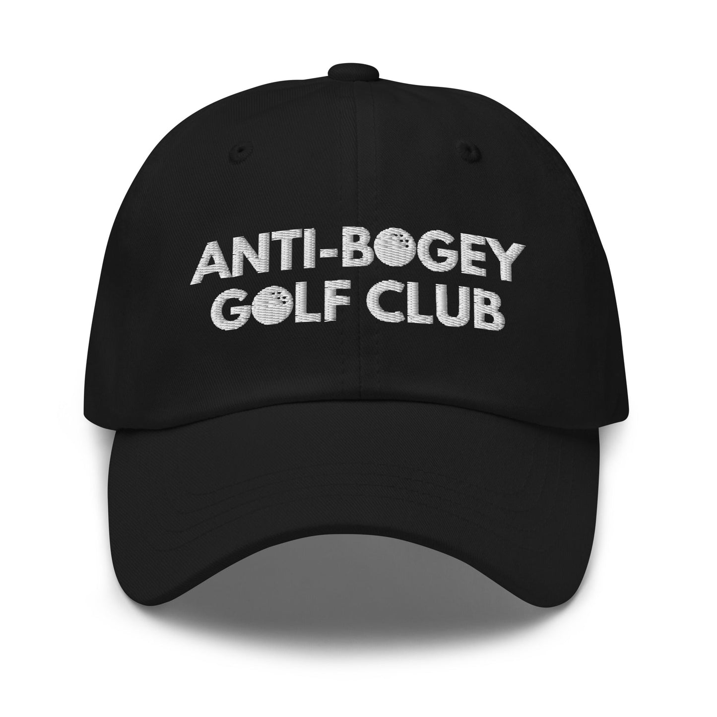 Funny Golfer Gifts  Dad Cap Black Anti-Bogey Golf Club Hat Cap