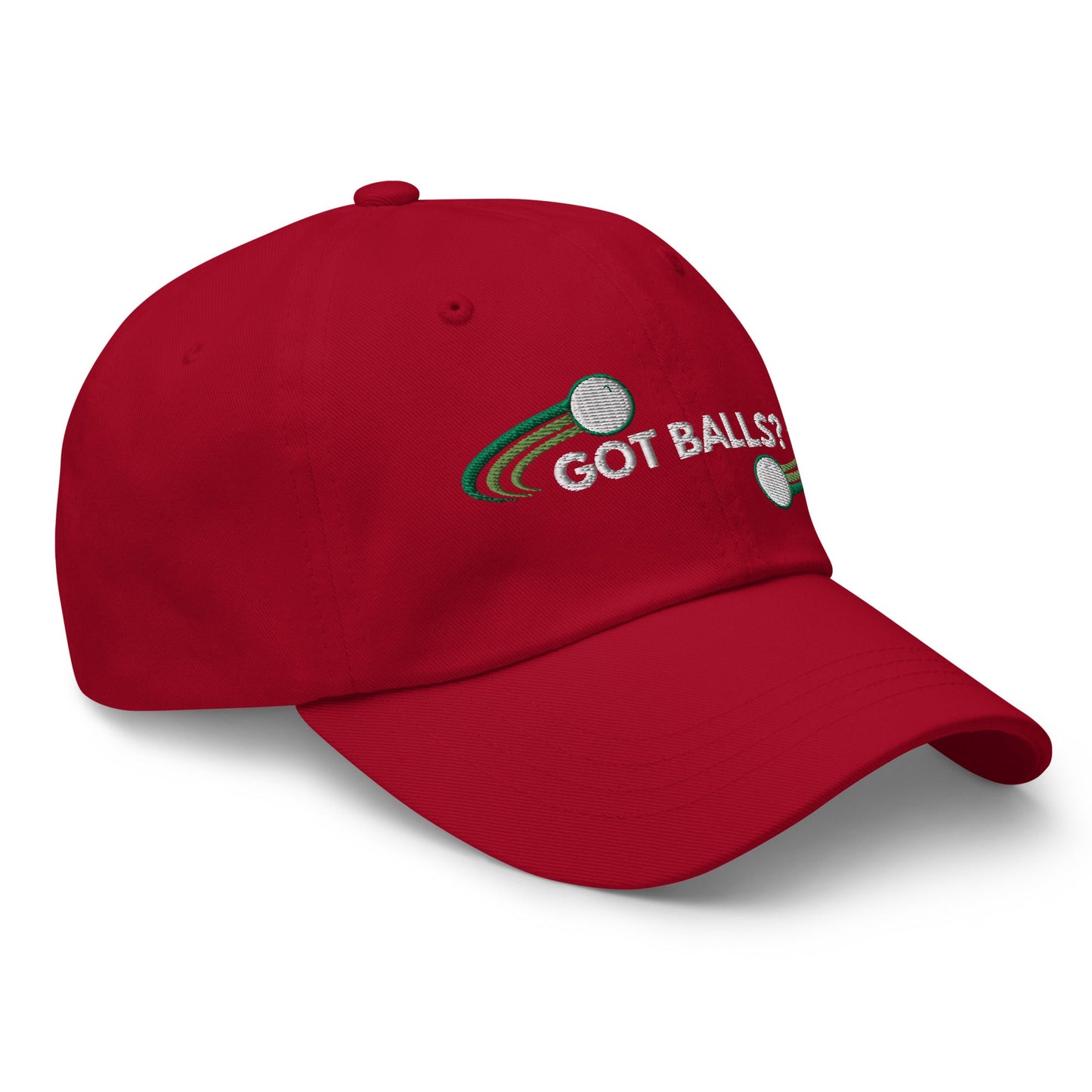 Funny Golfer Gifts  Dad Cap Cranberry Got Balls Cap