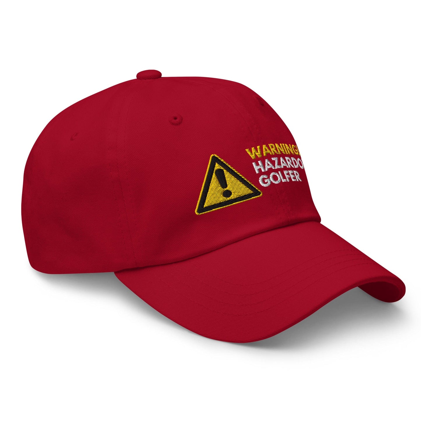 Funny Golfer Gifts  Dad Cap Cranberry Warning Hazardous Golfer Cap