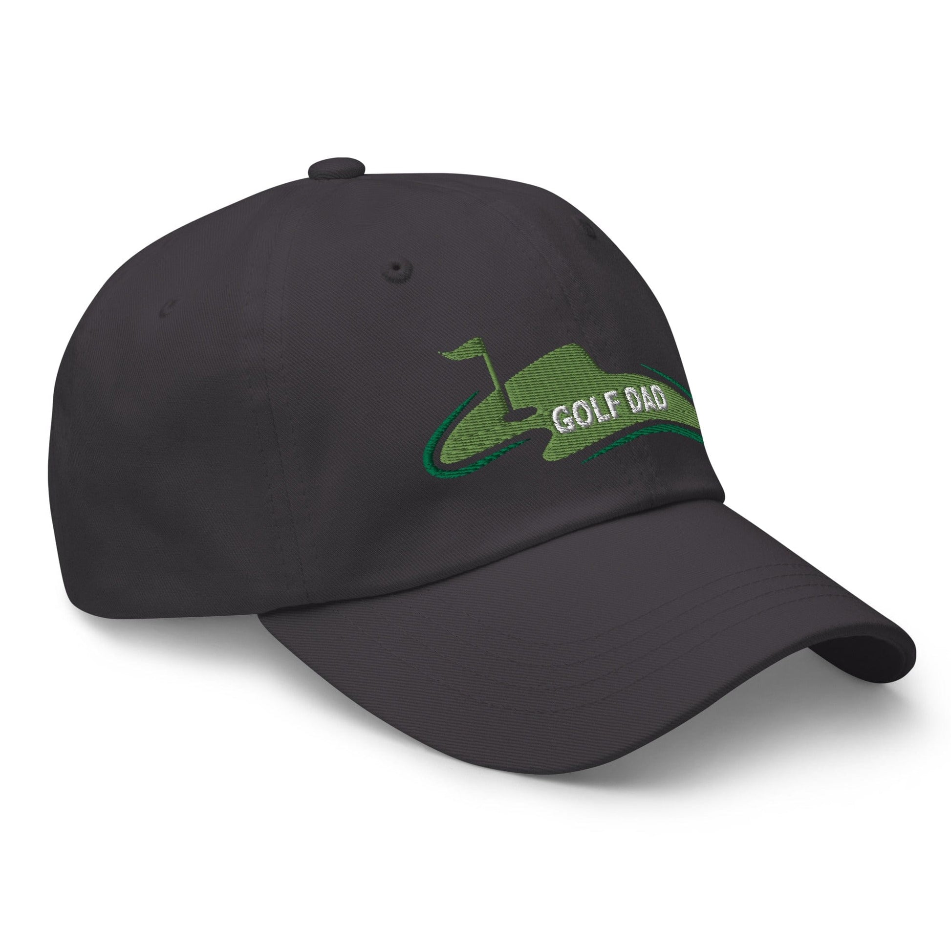 Funny Golfer Gifts  Dad Cap Dark Grey Golf Dad Cap