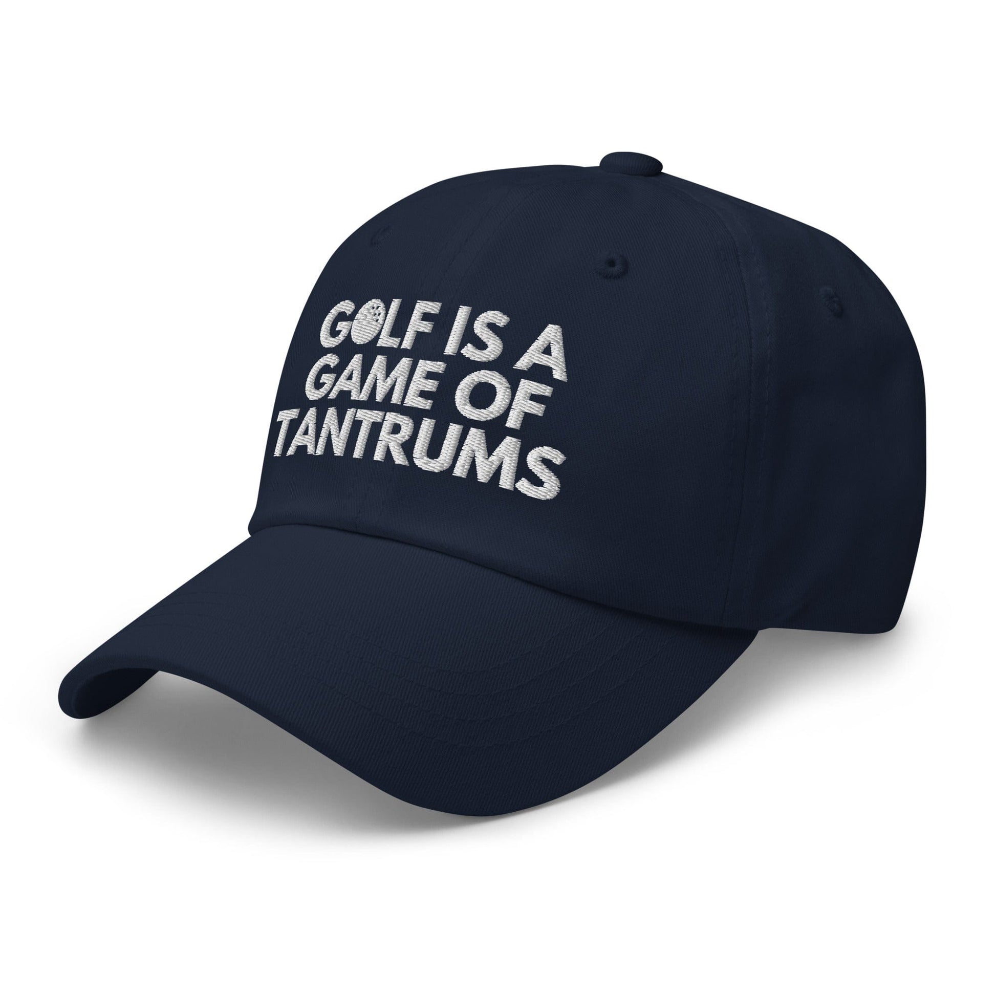 Funny Golfer Gifts  Dad Cap Golf Is A Game Of Tantrums Hat Cap