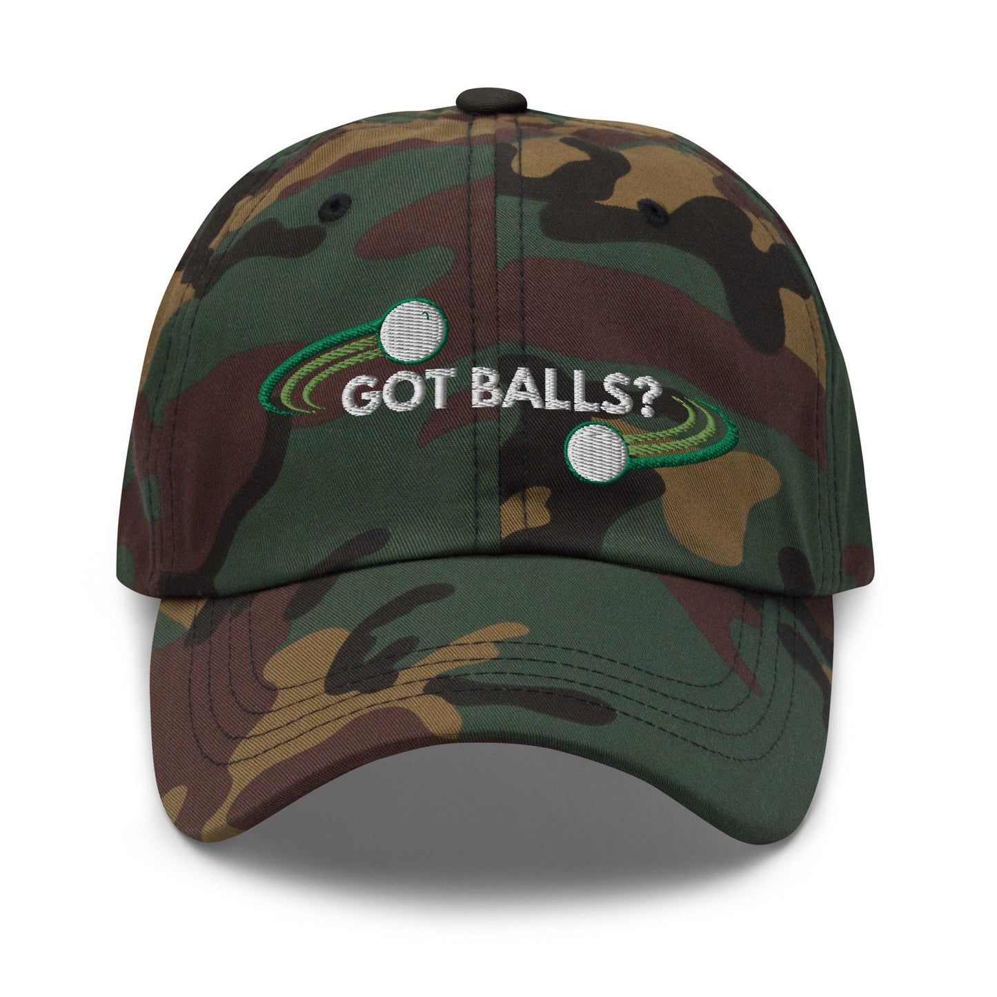 Funny Golfer Gifts  Dad Cap Got Balls Cap