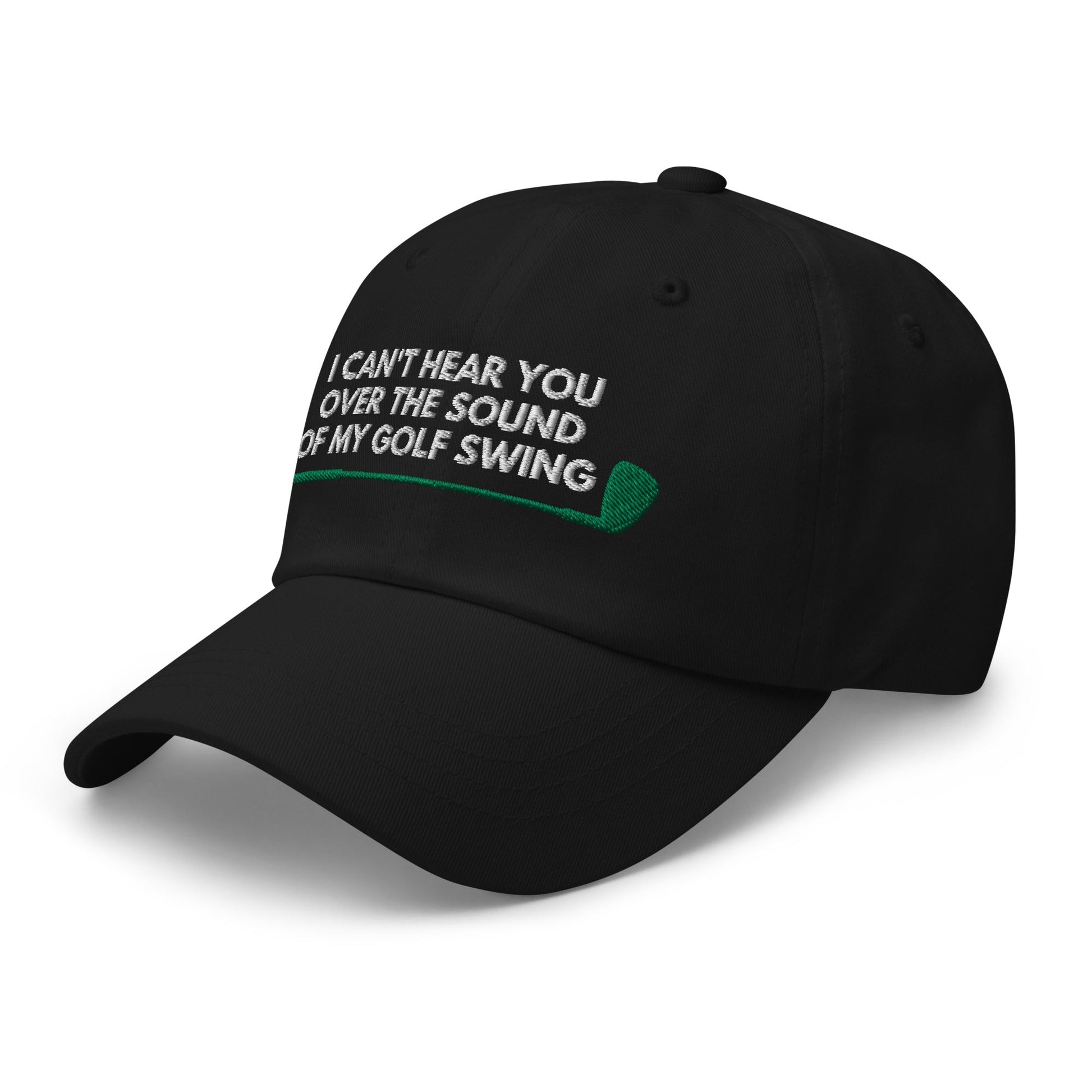 Funny Golfer Gifts  Dad Cap I Cant Hear You Over The Sound Of My Golf Swing Hat Cap