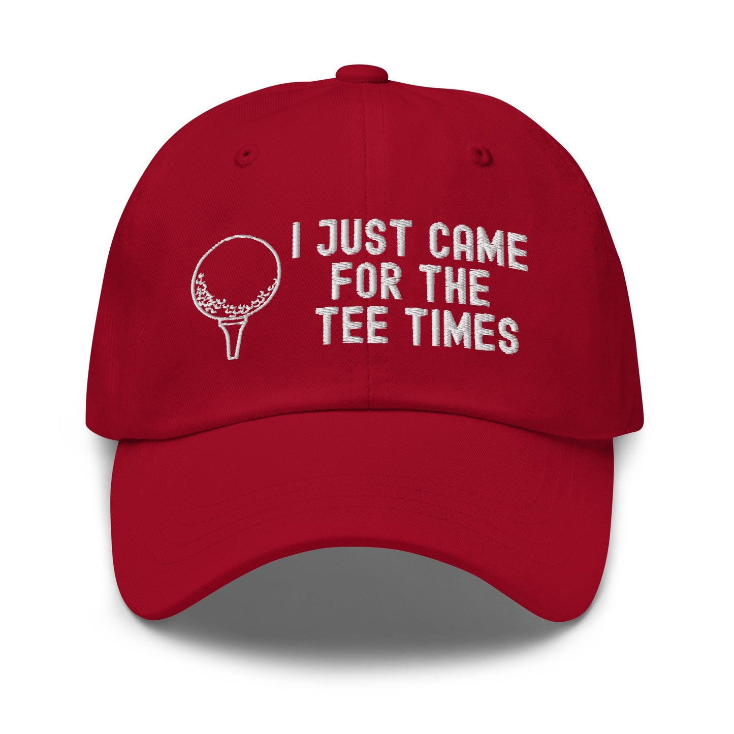 Funny Golfer Gifts  Dad Cap I Just Came For The Tee Times Cap