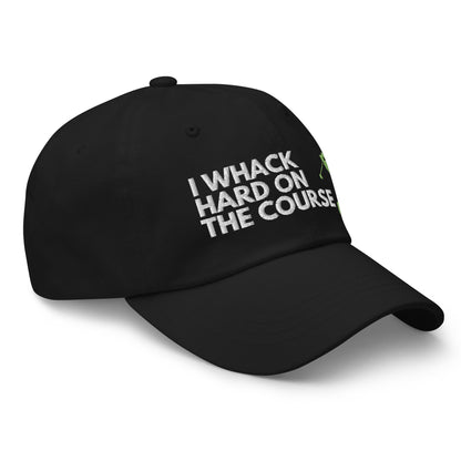 Funny Golfer Gifts  Dad Cap I Whack Hard On The Course Cap