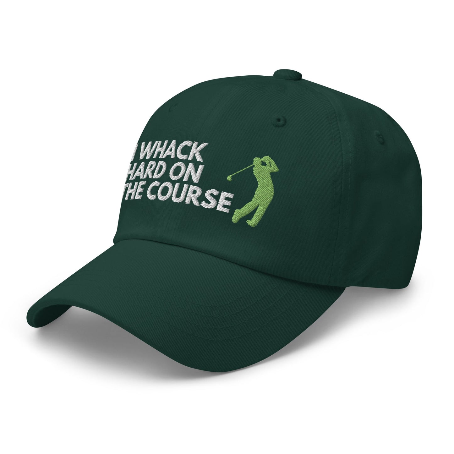 Funny Golfer Gifts  Dad Cap I Whack Hard On The Course Cap