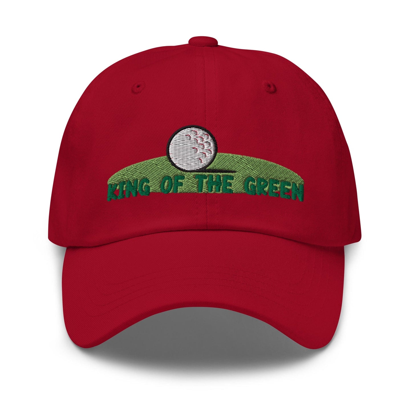 Funny Golfer Gifts  Dad Cap King of the Green Cap