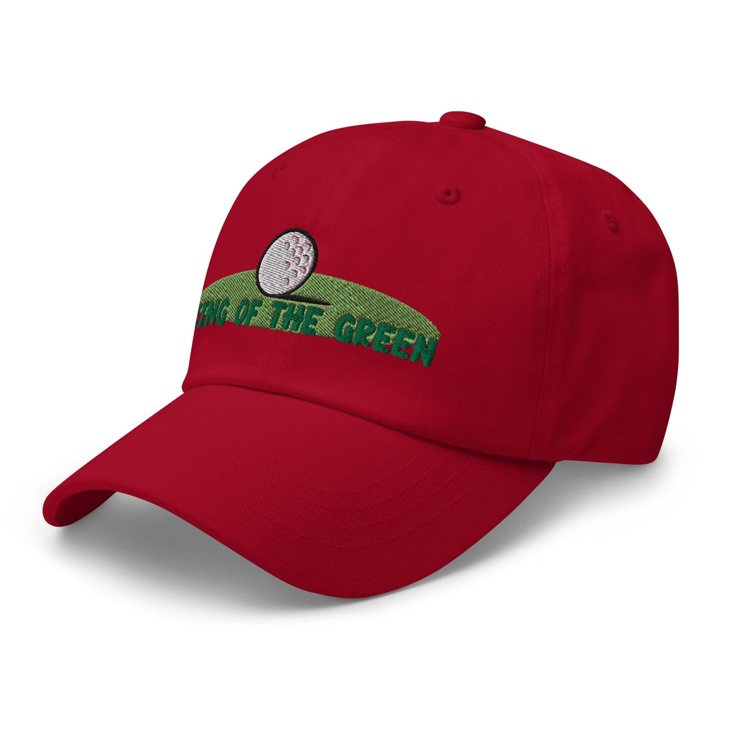 Funny Golfer Gifts  Dad Cap King of the Green Cap