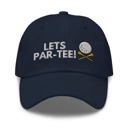 Funny Golfer Gifts  Dad Cap Lets Par-Tee Hat Cap