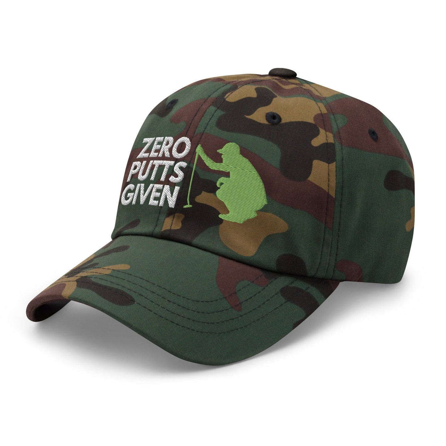 Funny Golfer Gifts  Dad Cap Zero Putts Given Hat Cap