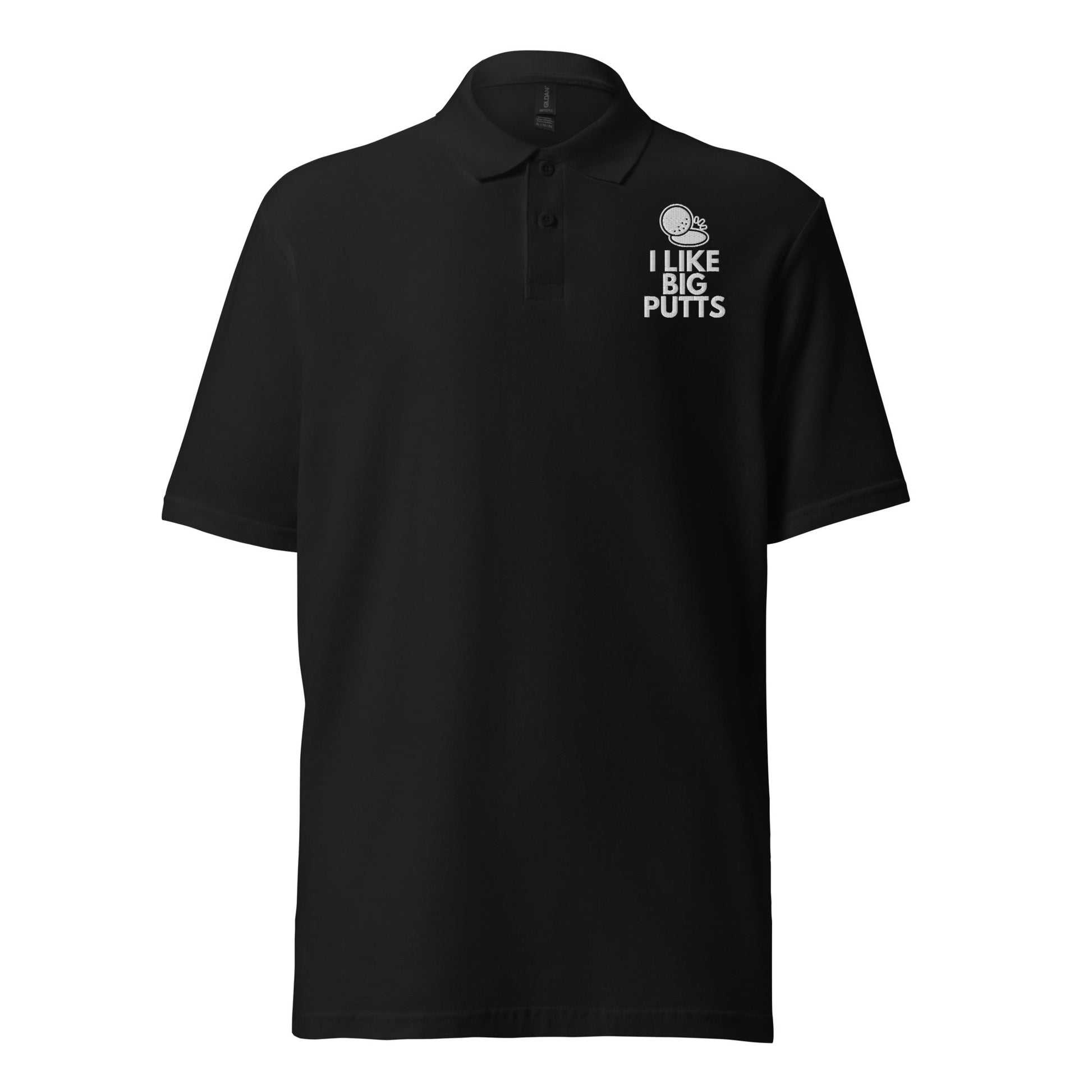 Funny Golfer Gifts  Polo Shirt Black / S I Like Big Putts Unisex Pique Polo shirt