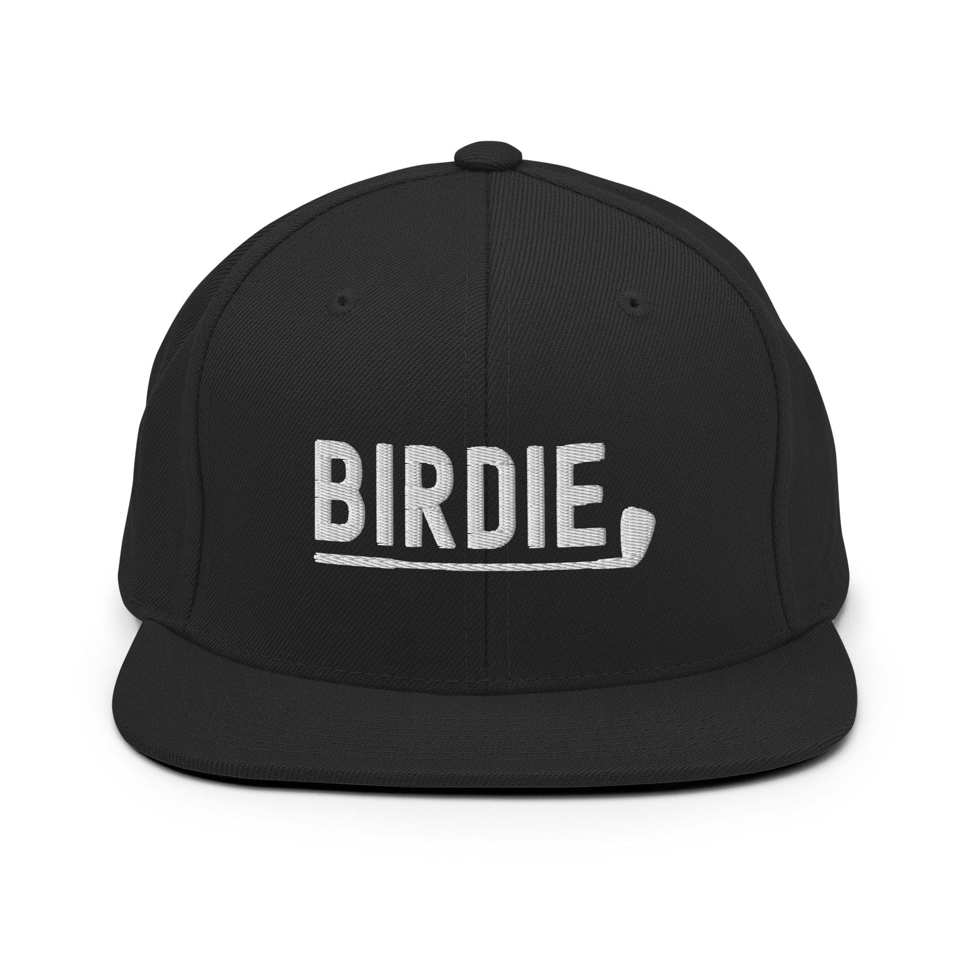 Funny Golfer Gifts  Snapback Hat Black Birdie Hat Snapback Hat
