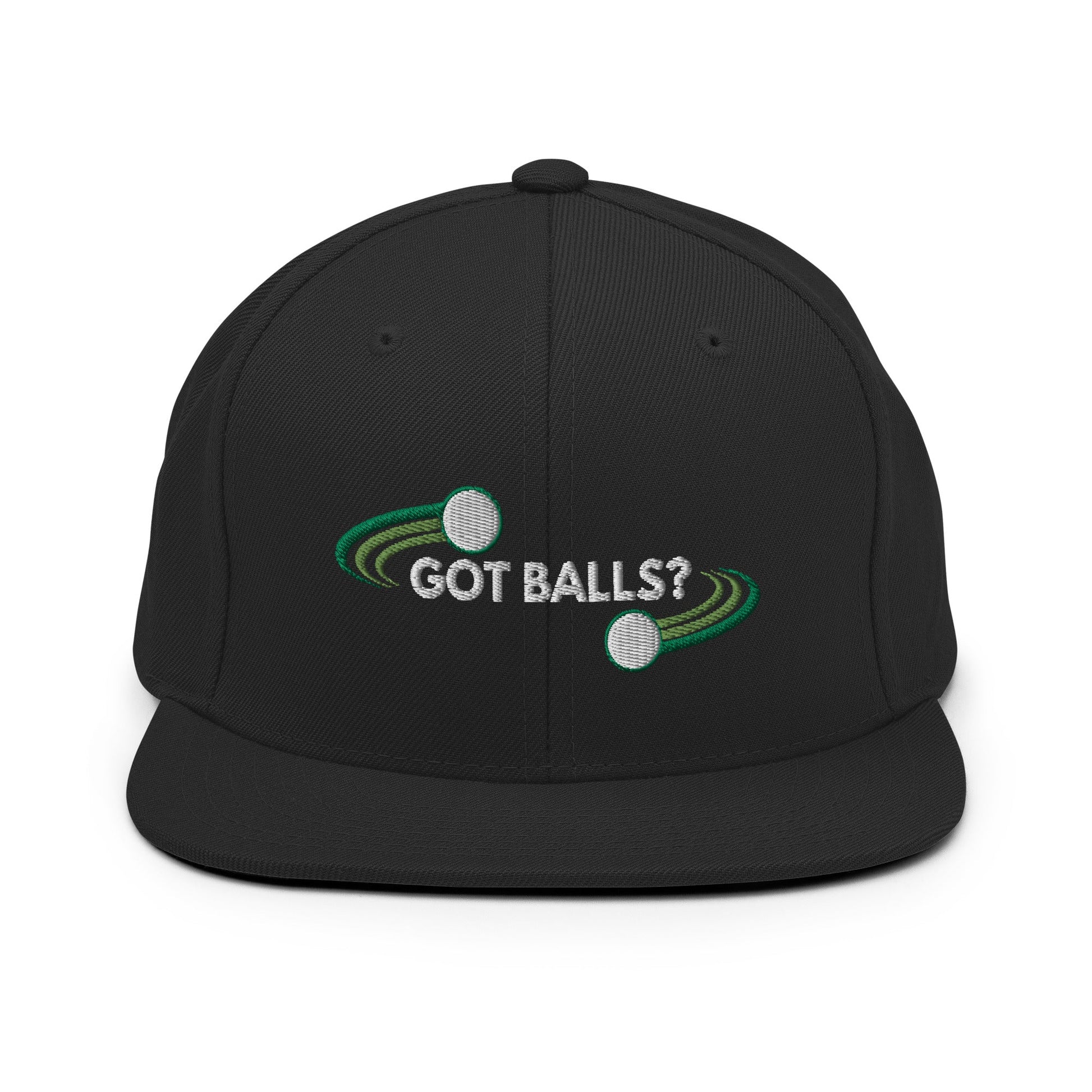 Funny Golfer Gifts  Snapback Hat Black Got Balls Snapback Hat