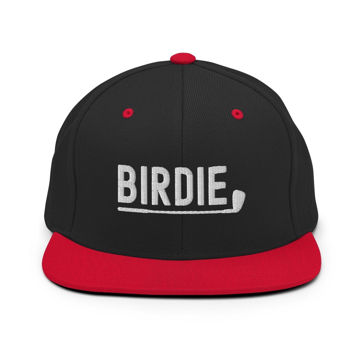 Funny Golfer Gifts  Snapback Hat Black/ Red Birdie Hat Snapback Hat