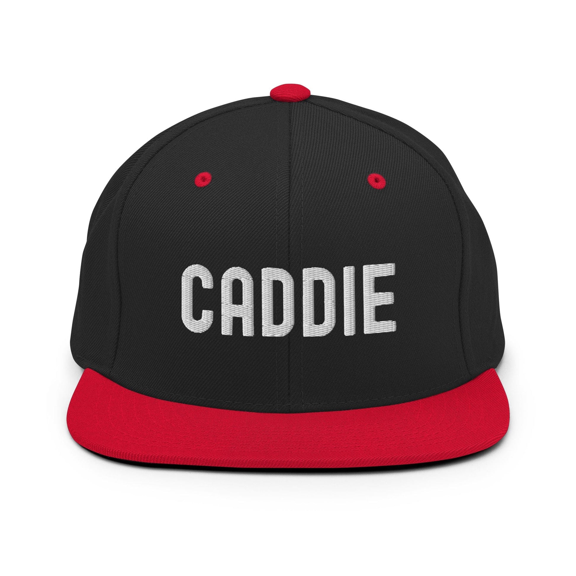 Funny Golfer Gifts  Snapback Hat Black/ Red Caddie Snapback Hat