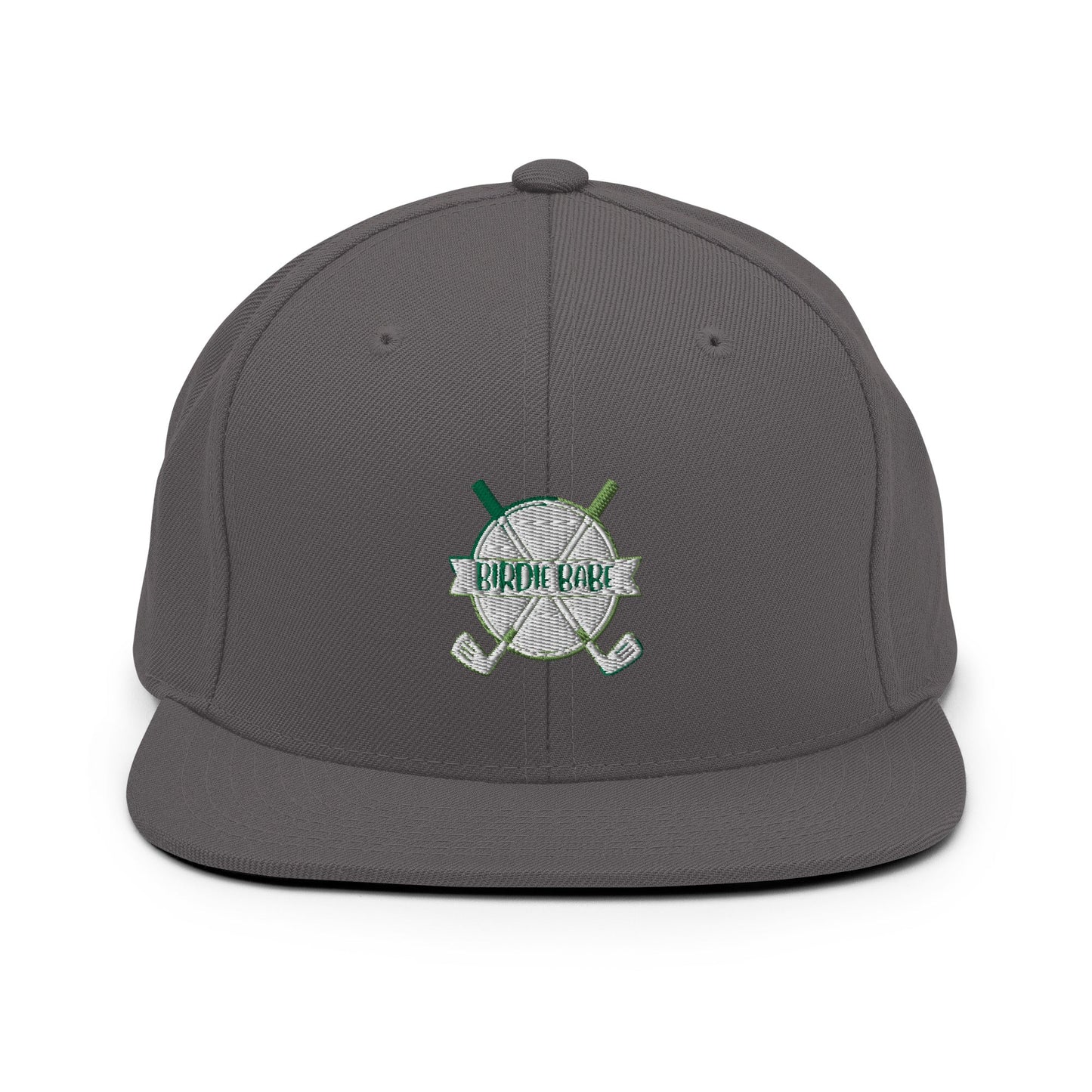 Funny Golfer Gifts  Snapback Hat Dark Grey Birdie Babe Snapback Hat