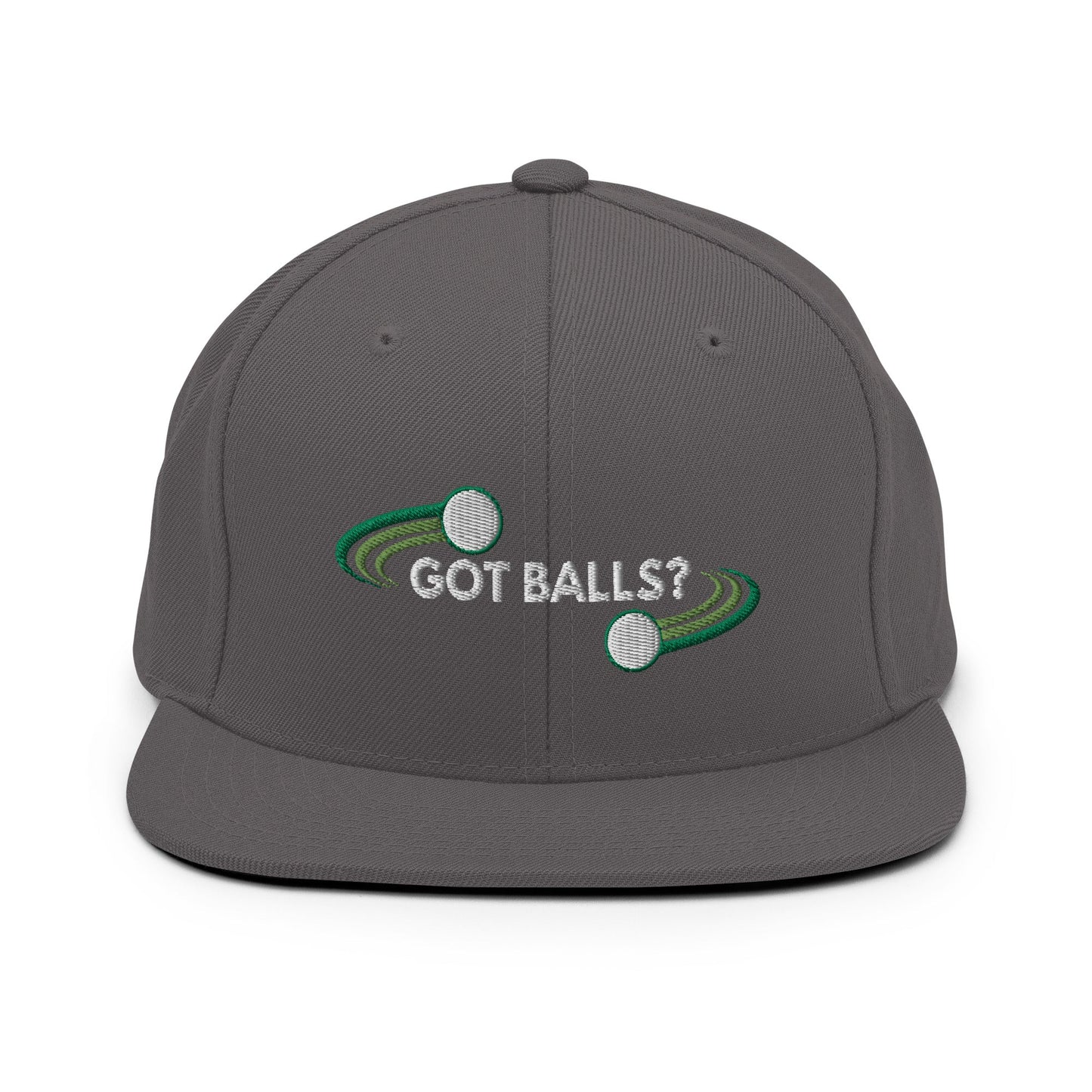 Funny Golfer Gifts  Snapback Hat Dark Grey Got Balls Snapback Hat