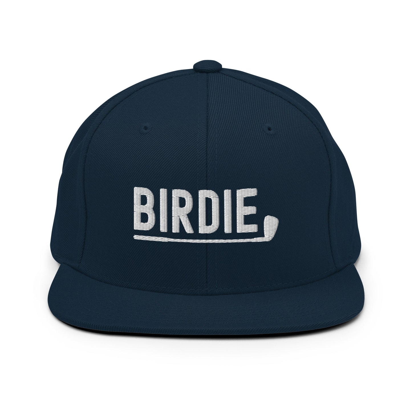Funny Golfer Gifts  Snapback Hat Dark Navy Birdie Hat Snapback Hat