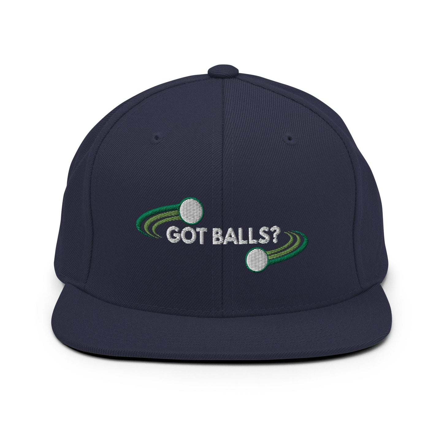 Funny Golfer Gifts  Snapback Hat Navy Got Balls Snapback Hat
