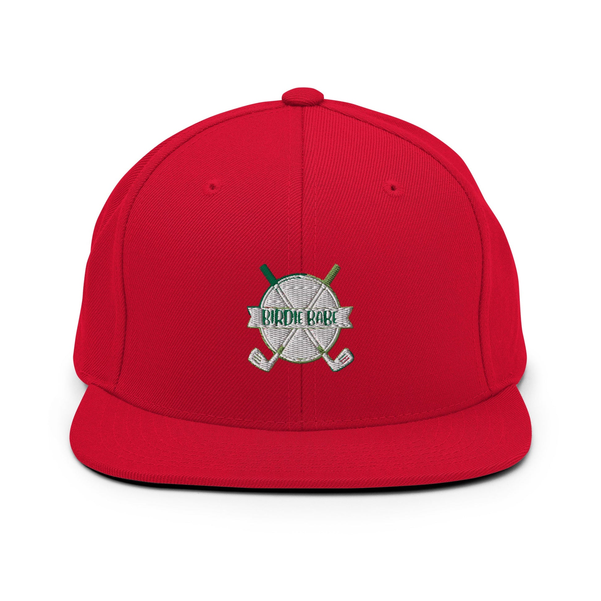 Funny Golfer Gifts  Snapback Hat Red Birdie Babe Snapback Hat