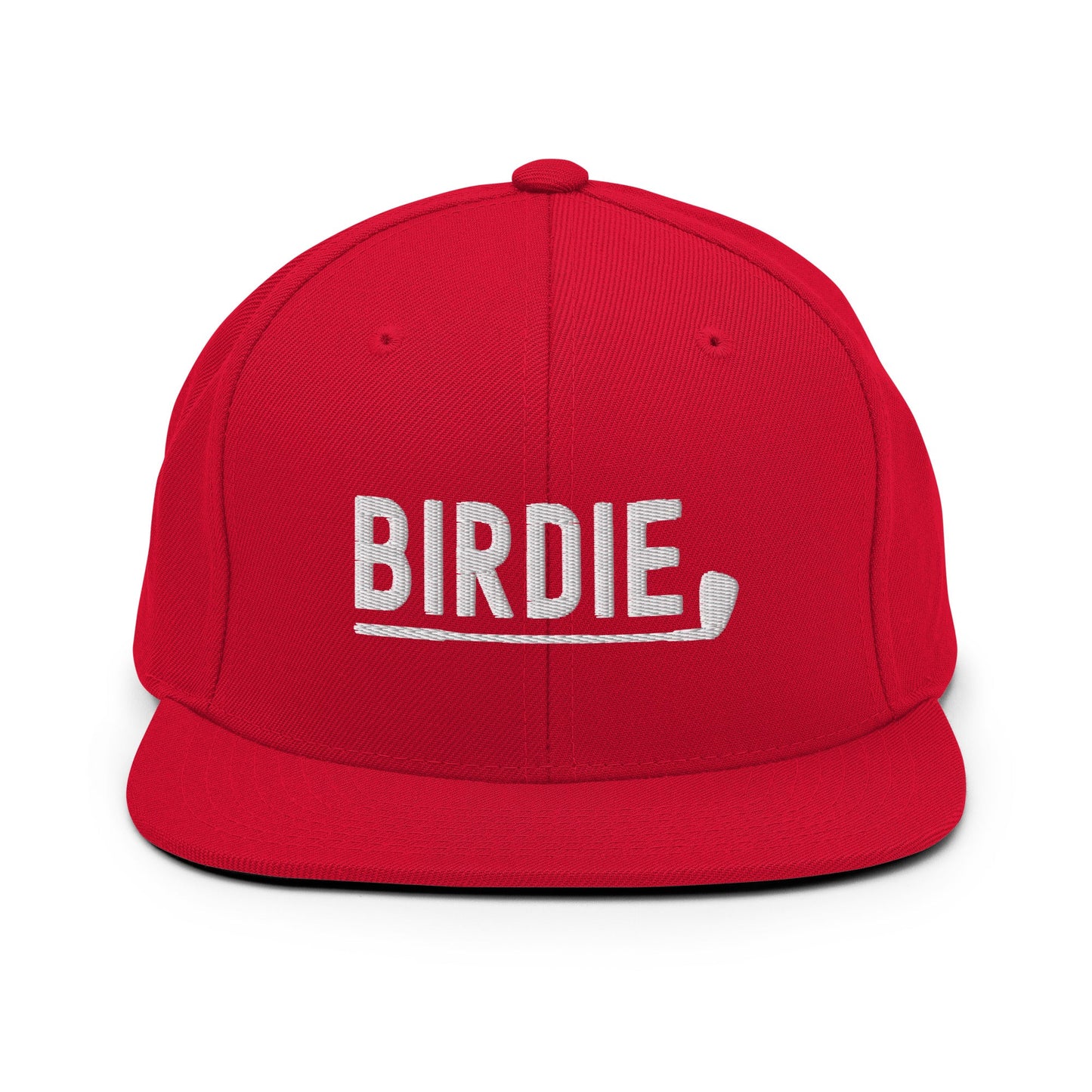 Funny Golfer Gifts  Snapback Hat Red Birdie Hat Snapback Hat