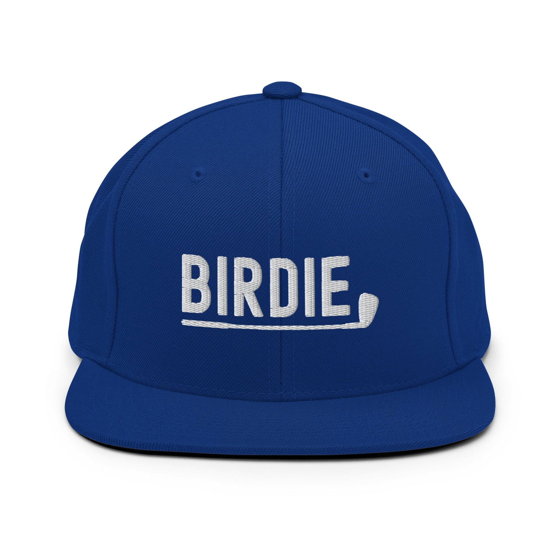 Funny Golfer Gifts  Snapback Hat Royal Blue Birdie Hat Snapback Hat